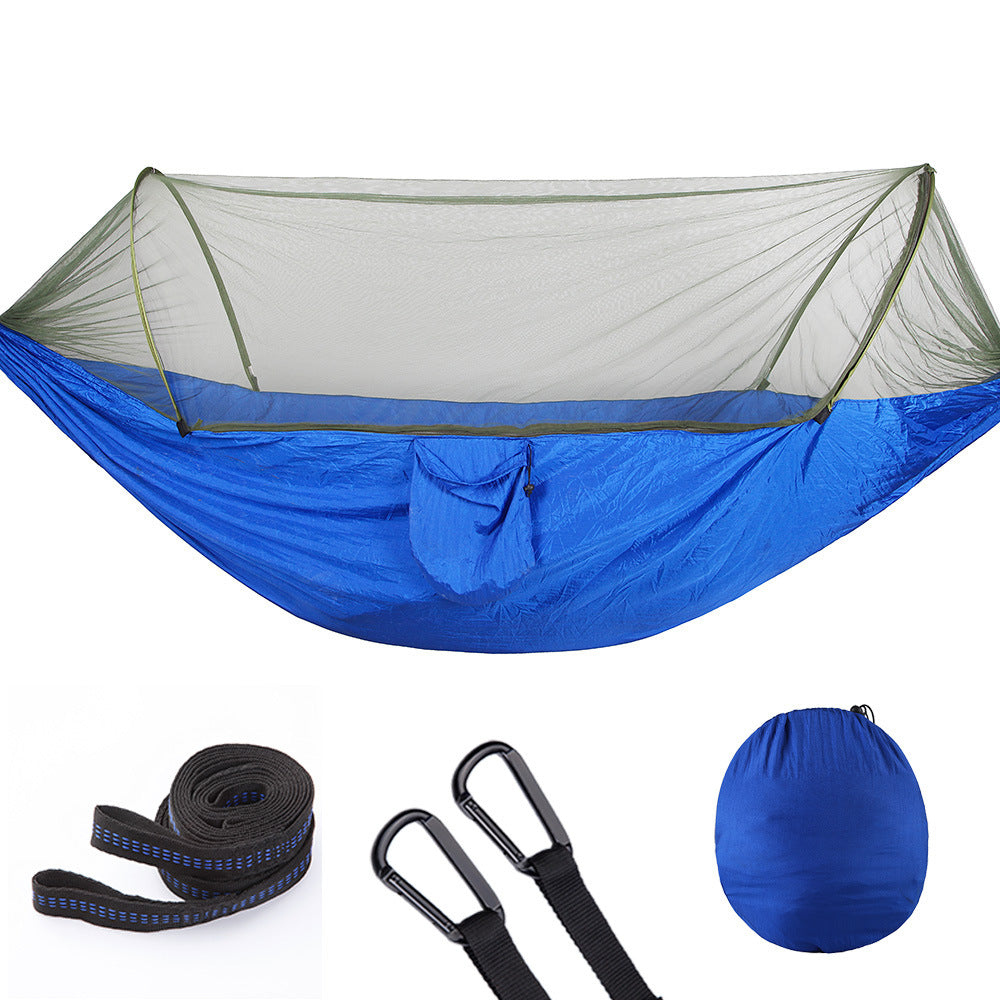 Cozy up under the stars with a durable and lightweight camping hammock, your ideal outdoor companion.