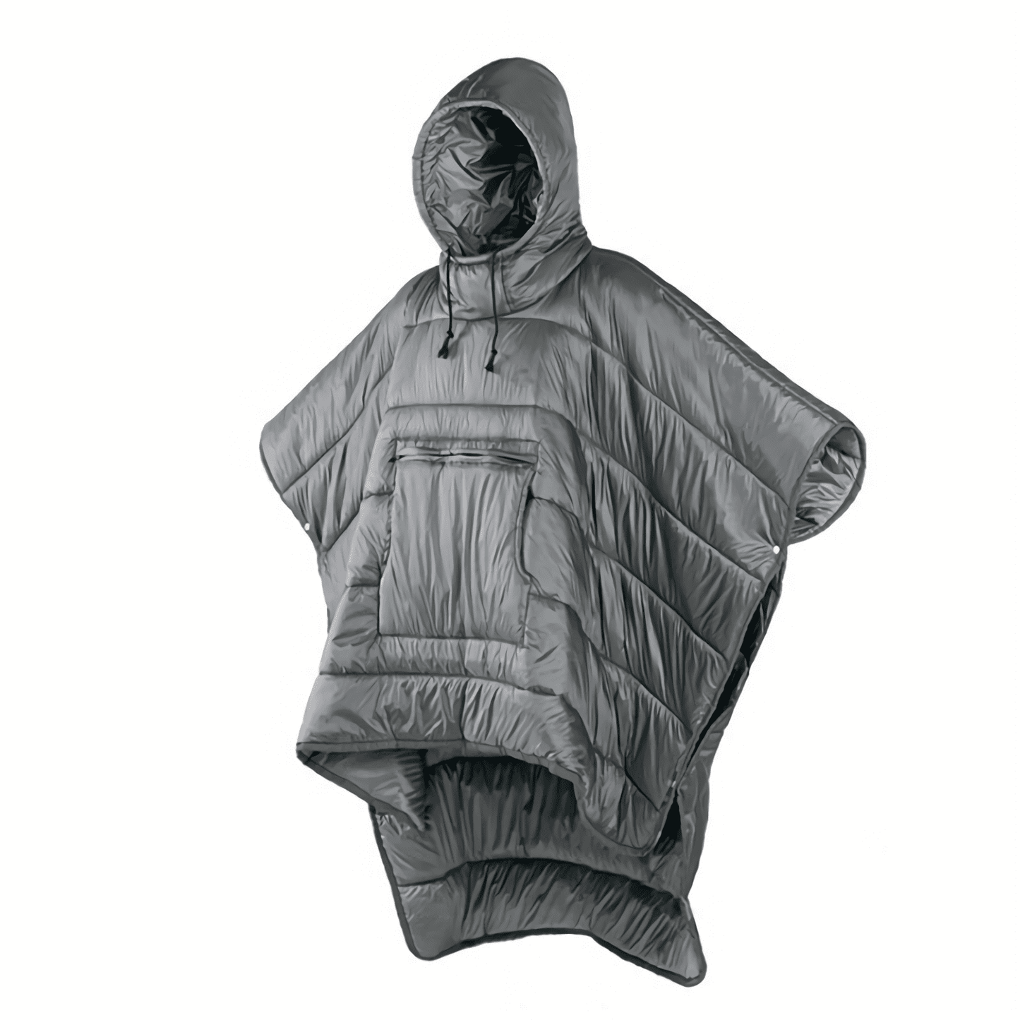 Unzipped cloak sleeping bag, revealing its premium materials and cold-proof insulation, ensuring a comfortable night's sleep in various weather conditions.