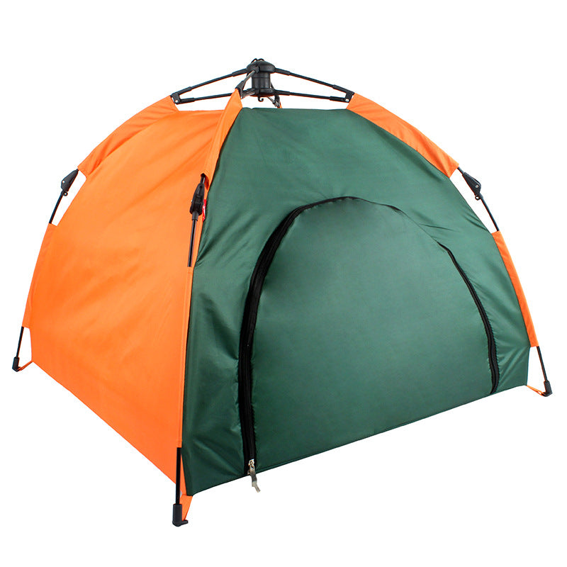 Stylish and comfortable pet-friendly tent, perfect for camping or backyard adventures.