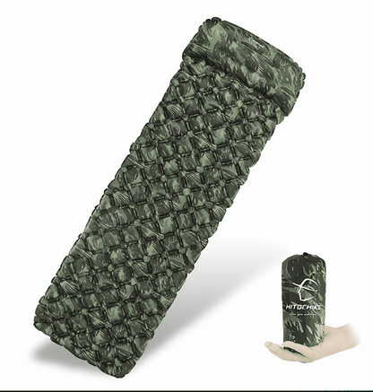 Comfortable and lightweight sleeping pad with a durable construction.