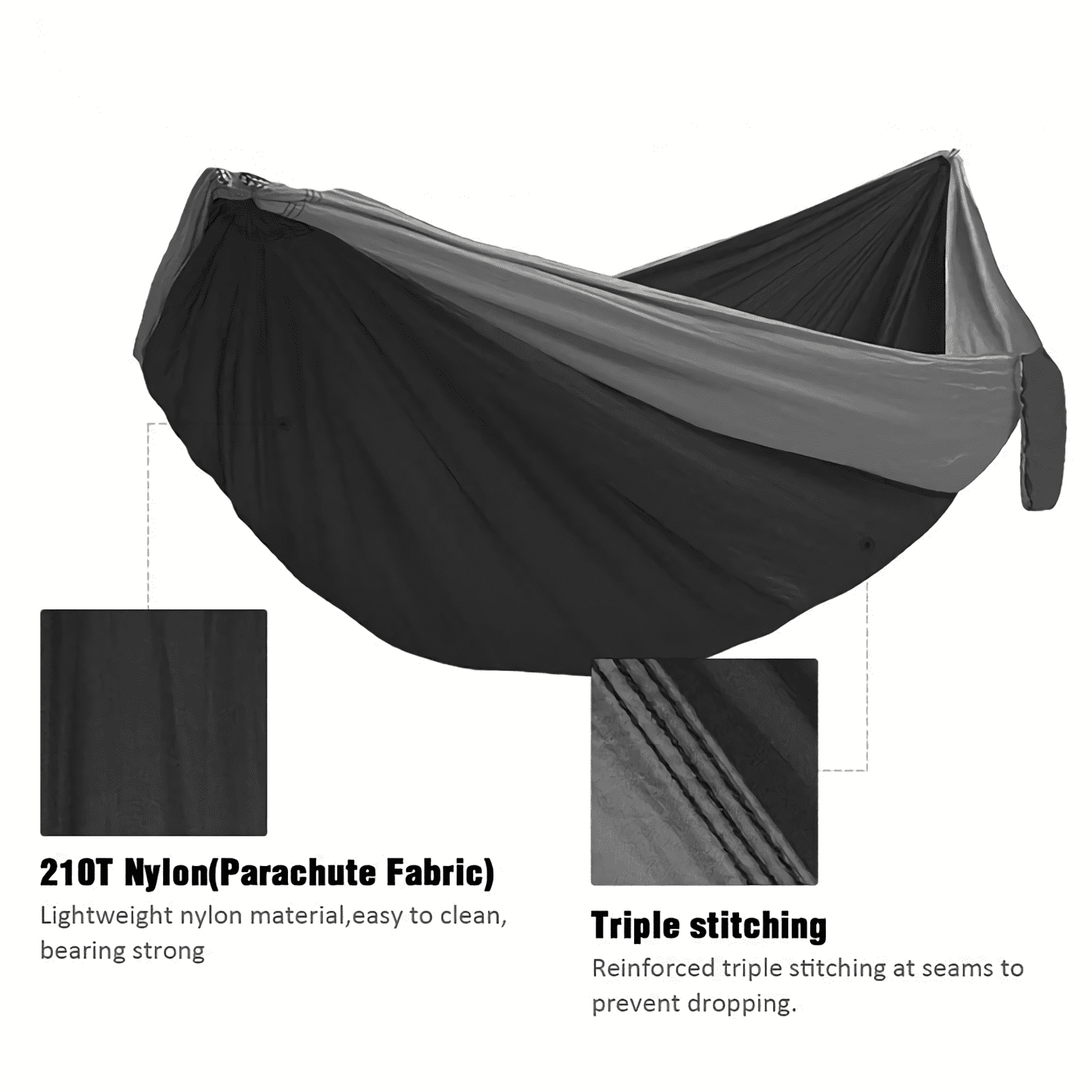 Versatile hammock crafted for ultimate relaxation during your outdoor adventures.