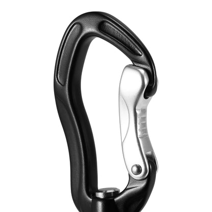 High-strength aviation aluminum carabiner, ideal for hammock, backpack, and sports bottle use.