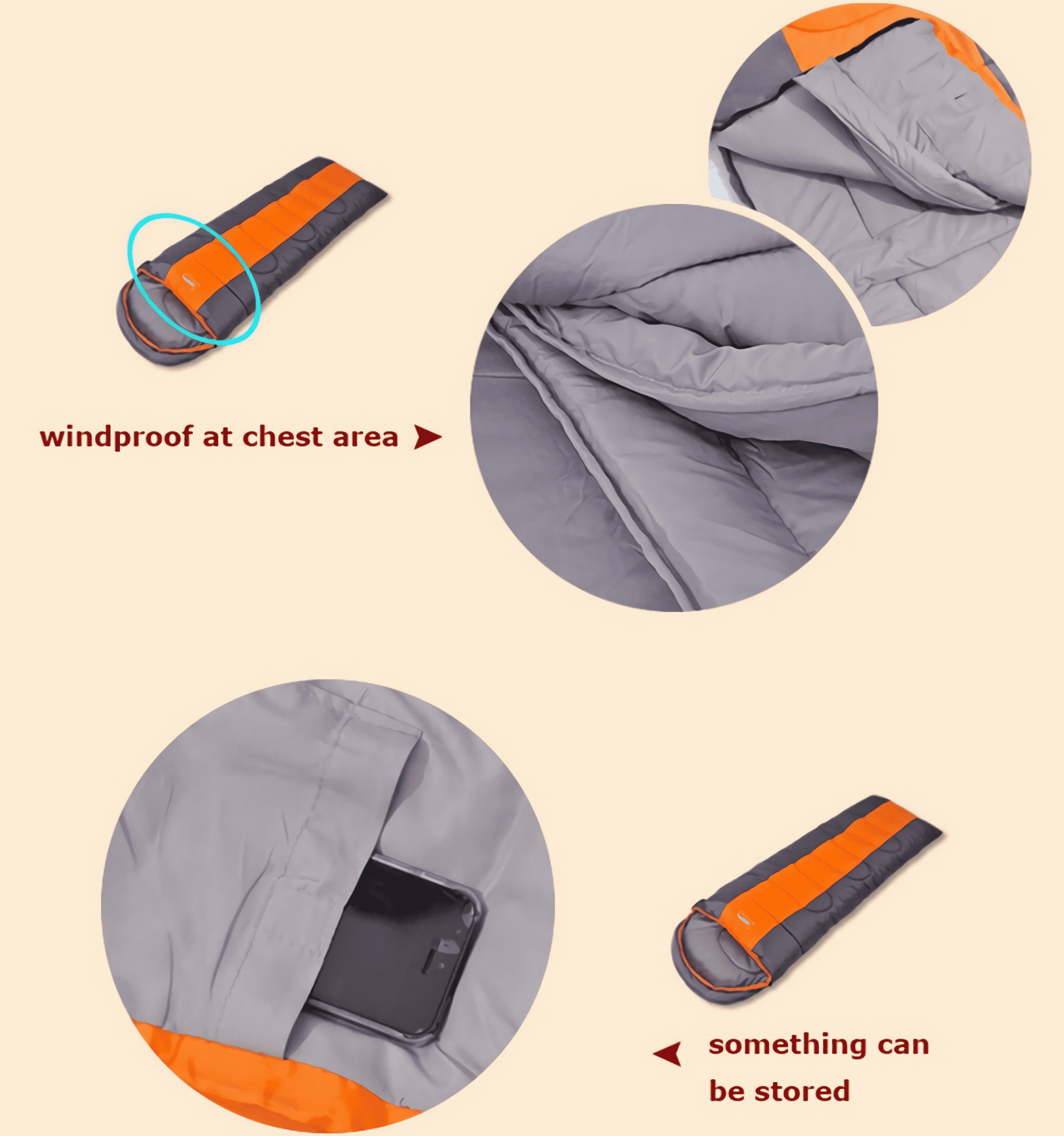 Image: Unwind in Nature with Our Deluxe Sleeping Bag - Designed for maximum comfort and warmth during outdoor adventures. A must-have for camping, hiking, and backpacking. 