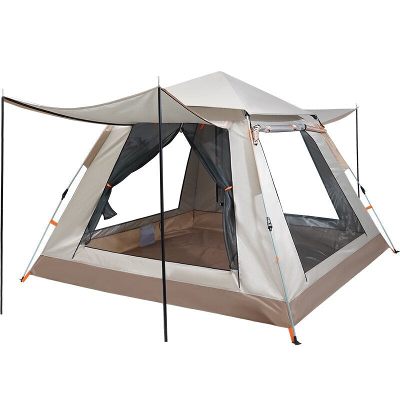 A tent crafted with cutting-edge features for mountaineering and fishing enthusiasts.