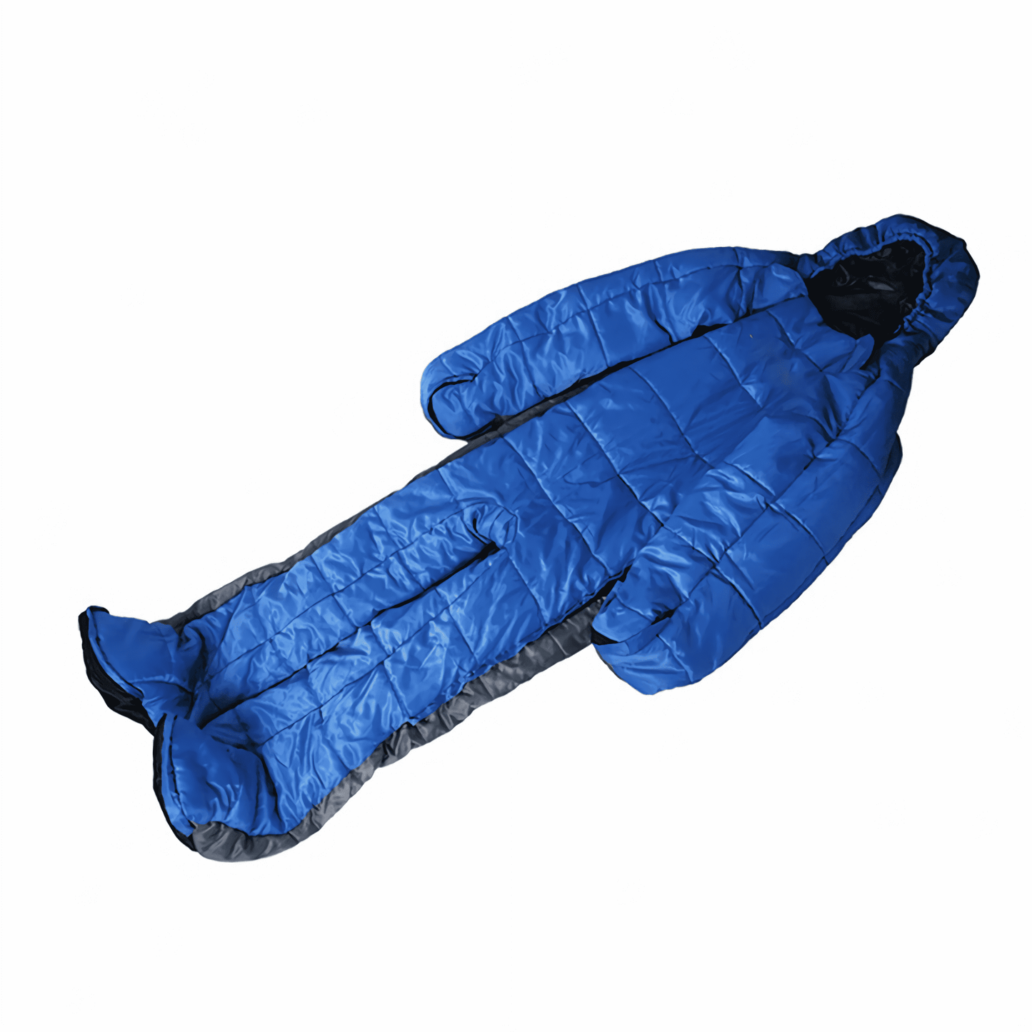 Ideal for outdoor enthusiasts, this innovative sleeping bag allows you to walk while staying cozy. Perfect for camping, hiking, and exploring. Elevate your adventure with unparalleled convenience and warmth. 