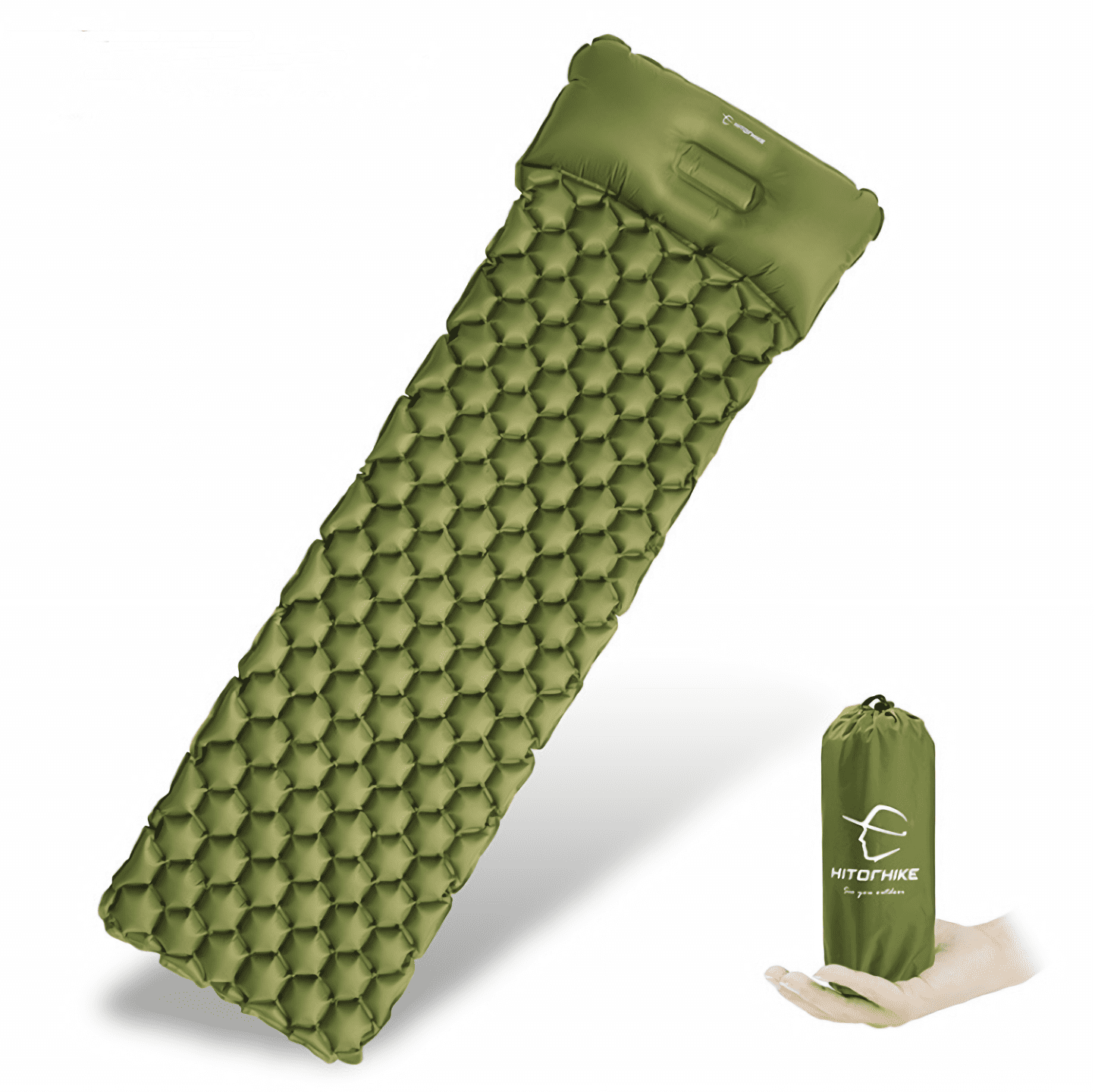 Experience outdoor serenity with our durable and lightweight sleeping pad. Water-repellent design, adjustable inflation, and robust construction for ultimate relaxation.