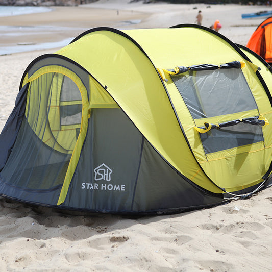 Premium camping tent with durable and waterproof design.