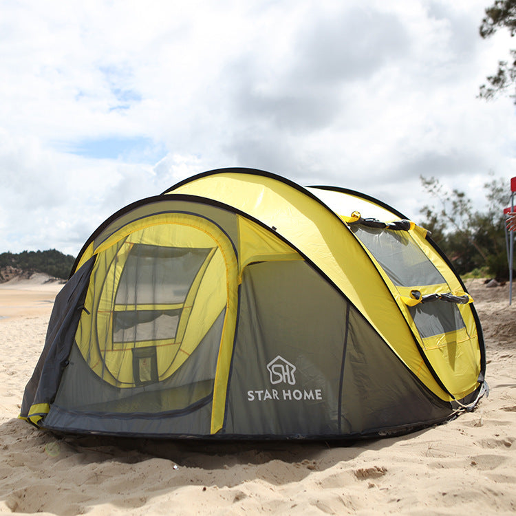 Backpacking-friendly tent with easy setup and reliability