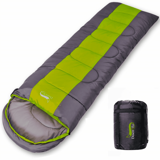 Image: Camping Sleeping Bag - Lightweight, warm, and versatile envelope backpacking sleeping bag for outdoor traveling, hiking, camping, and more. Ideal gear for a comfortable night under the stars.