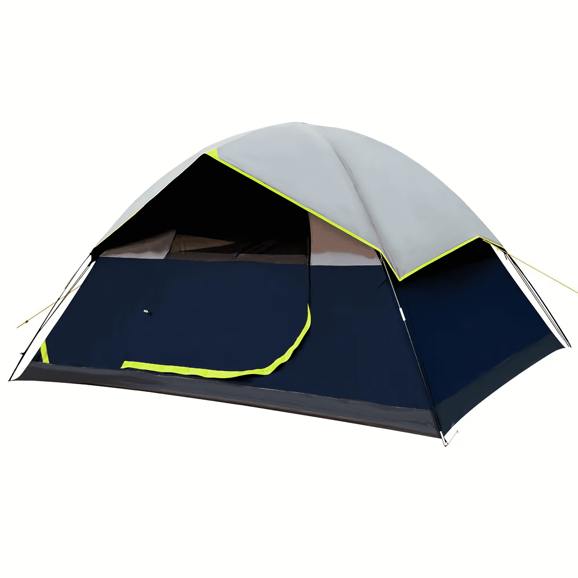 Family-Friendly Camping with the ShadowScape Tent - waterproof, all-season adaptable, and featuring a sleek black-coated exterior.