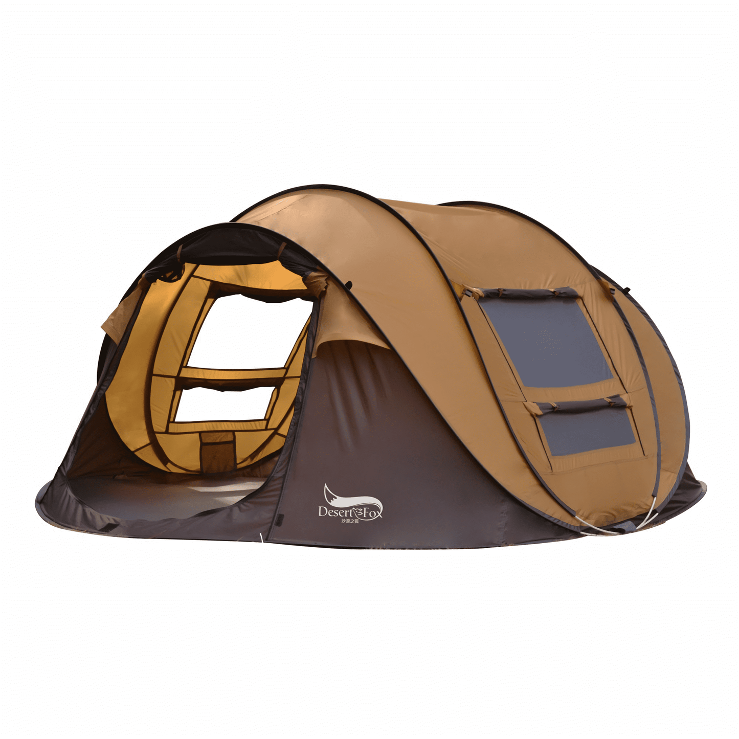 Versatile camping tent with easy setup, durable construction, and a waterproof design. Ideal for family camping and various outdoor activities.