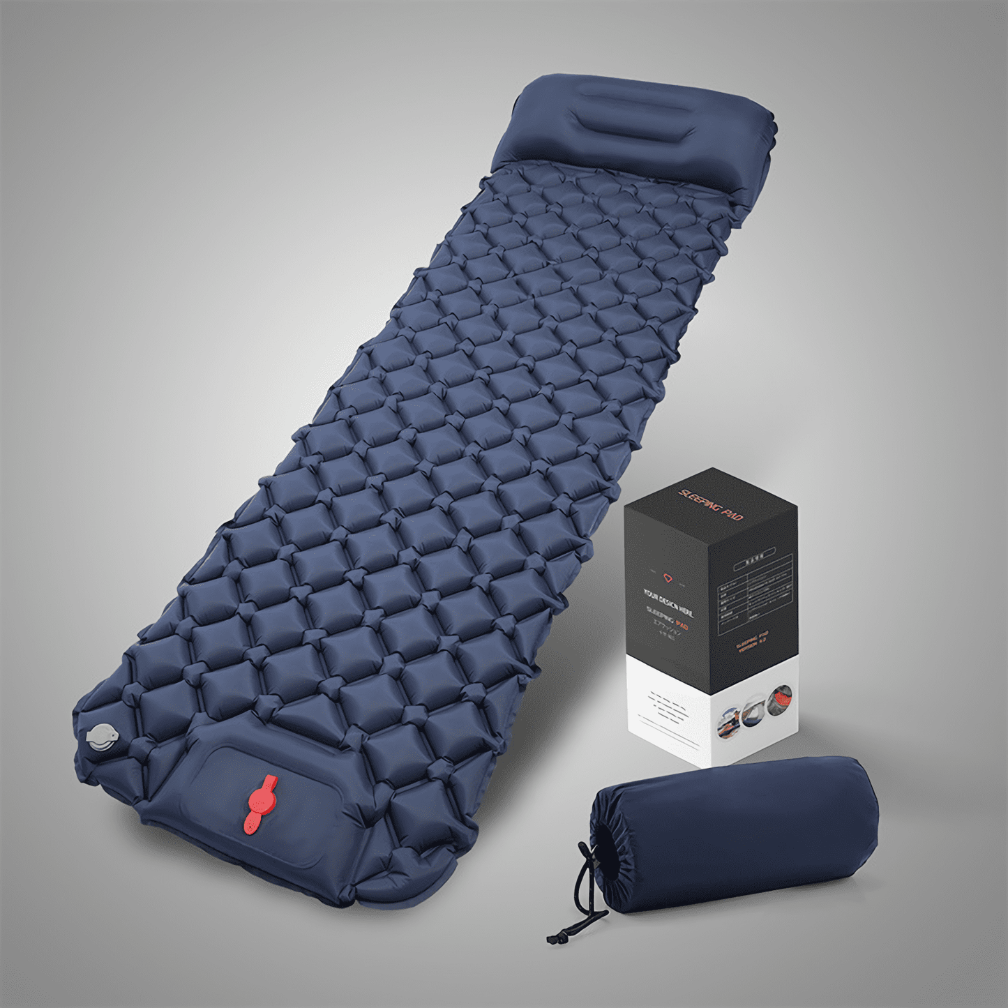 Complete your outdoor gear with our sleeping pad set – featuring a compact storage bag and repair kit for ultimate convenience.