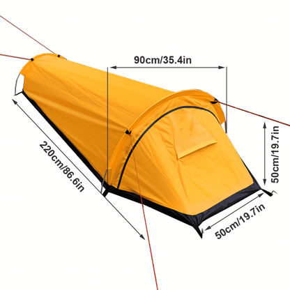 Ultra-lightweight camping shelter featuring advanced weather resistance for a worry-free outdoor experience.